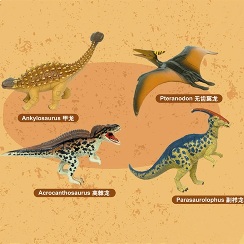 4 Stuks Leuke Dinosaurus Eieren 4D Drie-Dimensionale Gemonteerd Dinosaurus Eieren Geplaatst Dinosaurus Model Kinderen Educatief Speelgoed Gift k6
