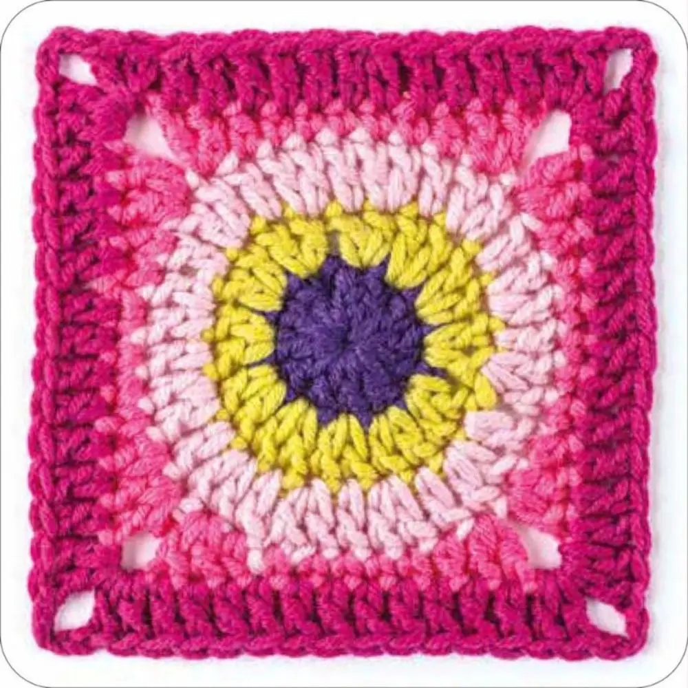 Embroidery Thread Knitted Pattern Cards Set Wrapping DIY Granny Square Card Deck Braided Rope Mix Match Designs Knitting Kit