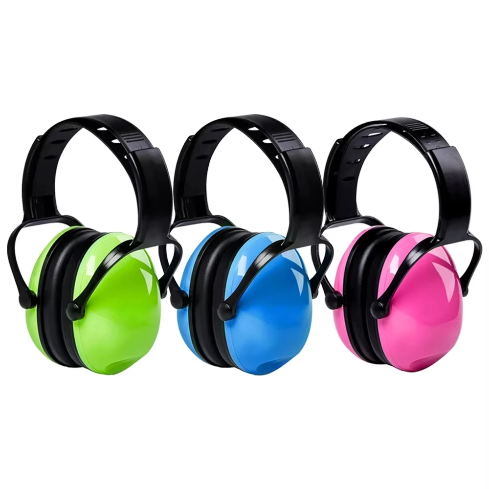 K50 Noise Reduction Earmuffs 3-15 Years Old Child Hearing Protection Earmuffs Adjustable Headband
