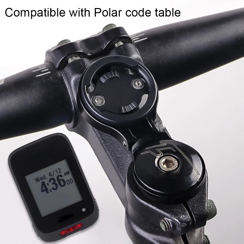 Bicycle Stem Computer Mount Aluminum Alloy MTB Road Bike Computer Bracket Adjustable Lightweight Accessories for Polar