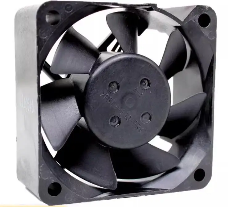 NMB 2410RL-05W-B30 DC 24V 0.09A 60x60x25mm 2-Wire Server Cooling Fan