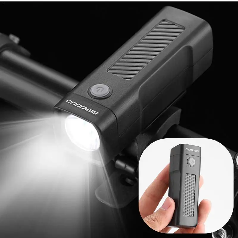 Mini Bike Light Front Lamp Bright USB Rechargeable MTB Mountain Bicycle Lamp Waterproof High Brightness Riding Accessories