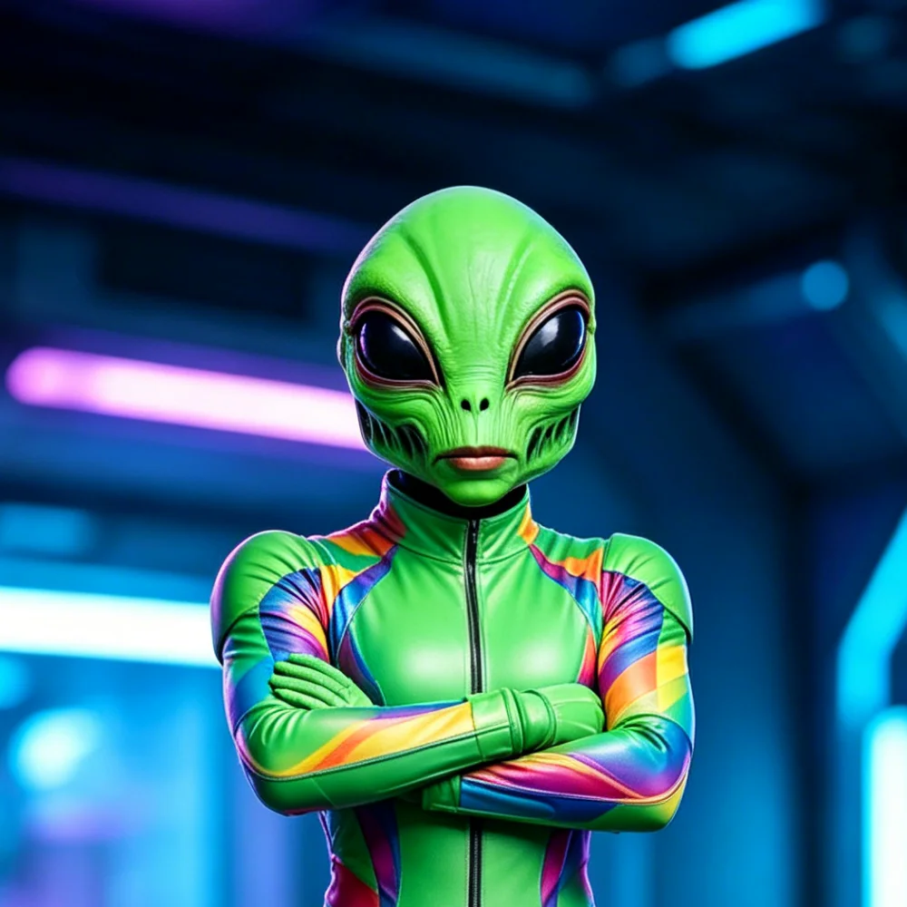 Grüne Alien-Latexmaske Realistische Großaugige UFO-Gesichtsmaske Halloween Horror Cosplay Kostüm-Requisiten für Maskenball-Partys – Detail 10