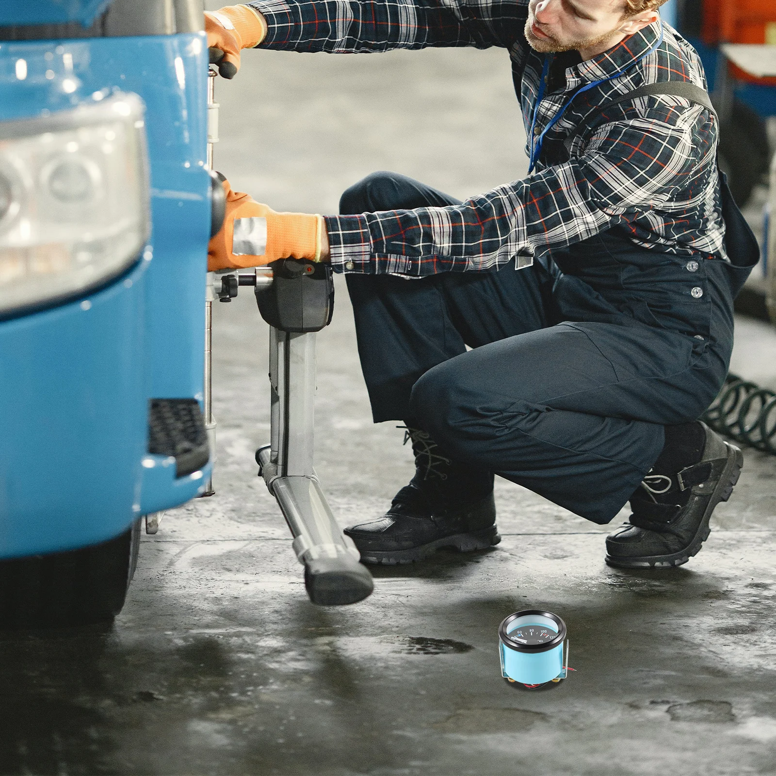 

Universal Automotive Water Temperature Gauge 12V High Precision Real-Time Display Car Water Temp Gauge Kit Easy Installation