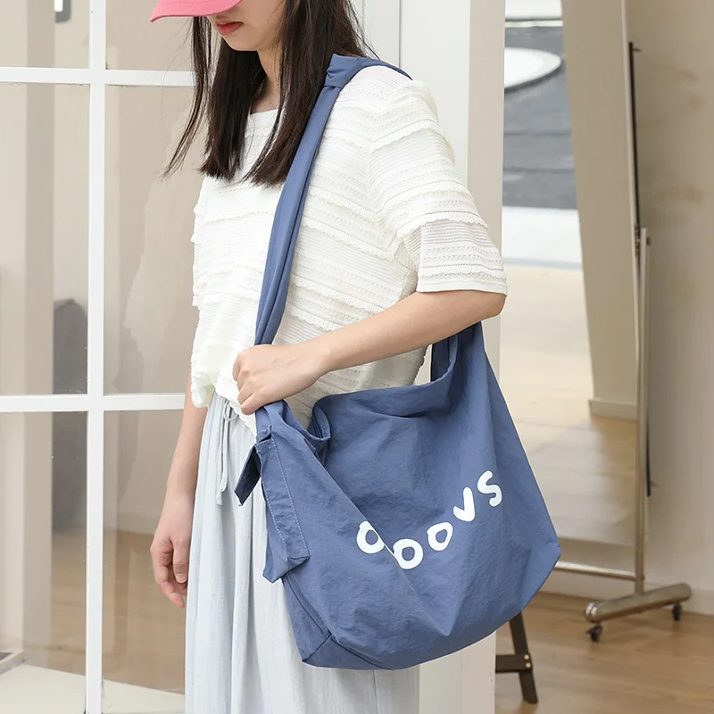 

YIFAN нейлоновая сумка женская модная повседневная дорожная сумка на одно плечо для колледжа, пригородная большая сумка