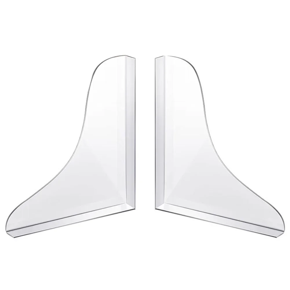 Shower Splash Guards for Bathtub Corners with Acrylic Construction and Removable Feature for Water Splash Control