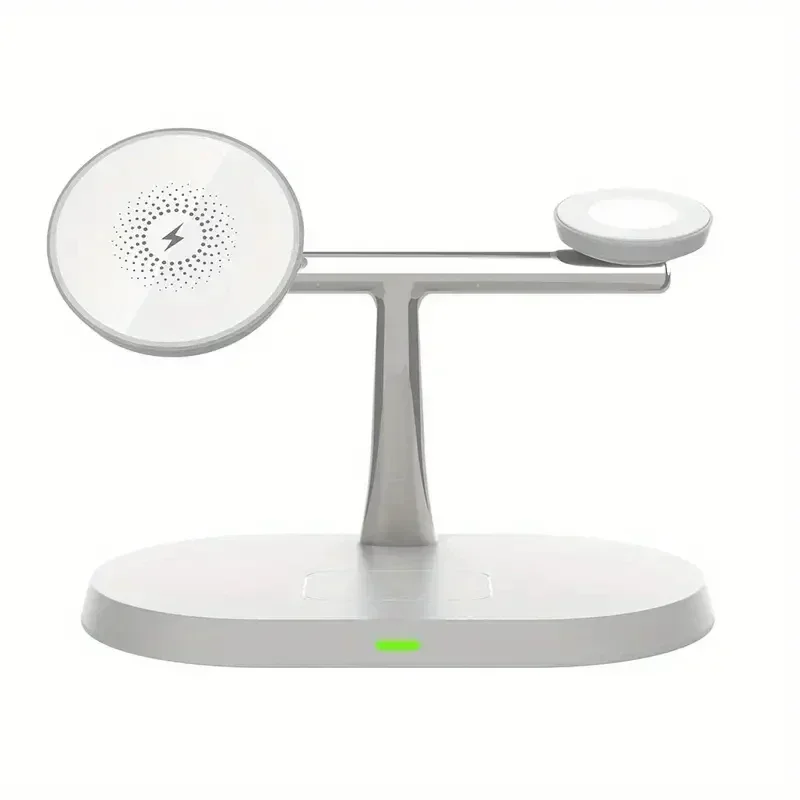 3-in-1 Opansten Magnetisches Kabelloses Ladegerät für iPhone 17 16 15 14 13 12 Pro, iWatch 10 9, AirPods 4 3, Schnelle Ladestation