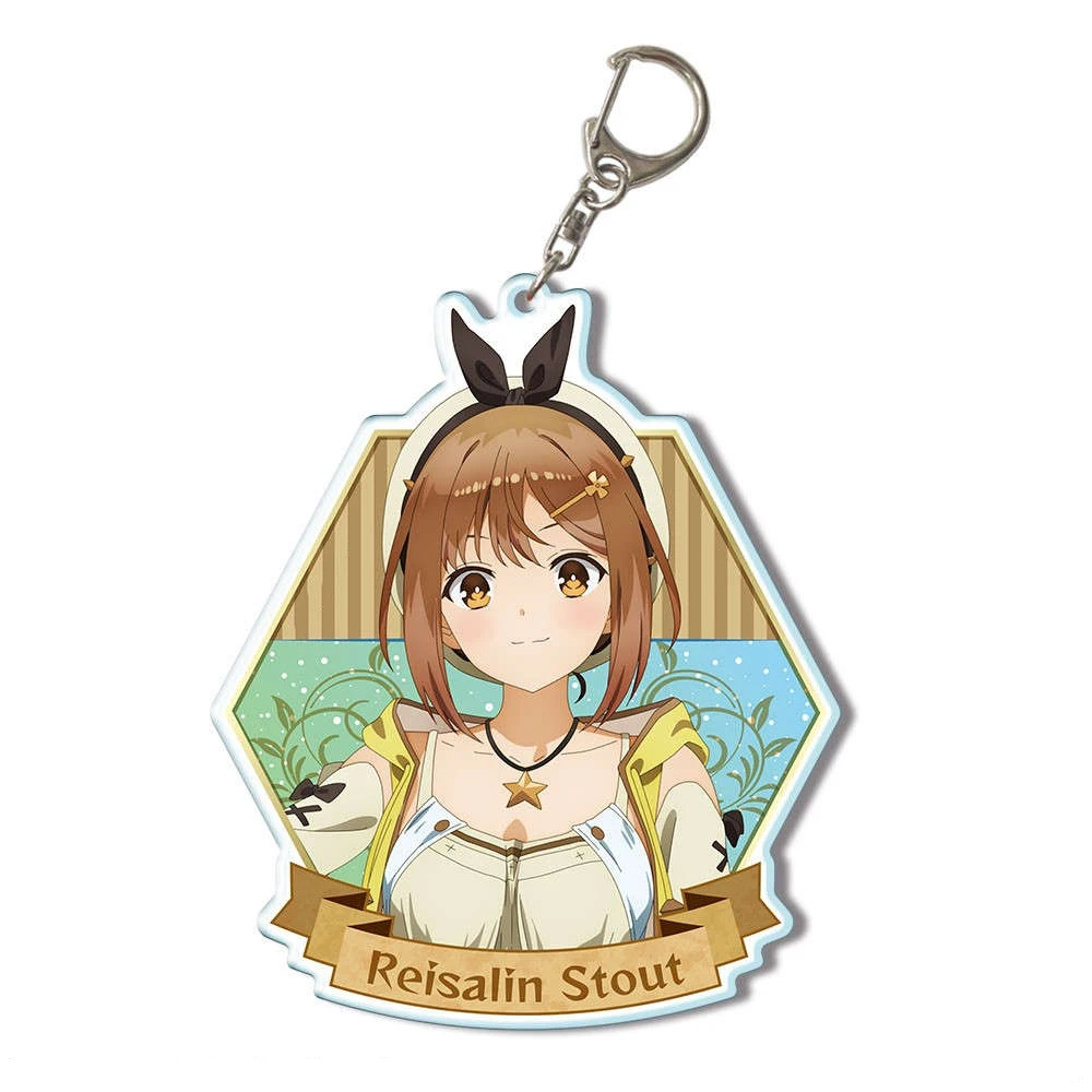 Loen Anime Store Ryza Lila Empel Claudia Tao Lent Acrylic HD Characters Keychain Pendant Ornamen Fans Charm Gifts About6cm