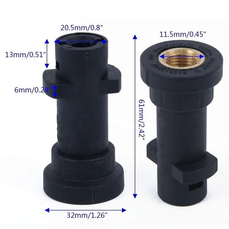 Pressure Washer Adapter Connector Bayonet 1/4 BSP Foamer Compatible with Karcher K Series - Cleaning Tool Accessory image 6