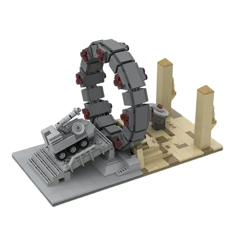 

MOC Stargateals SG-1 Портальный комплект строительных блоков Фильм Космос Путешествия Сцены Червоточины Кирпичи Конструктор Игрушки Подарки на день рождения
