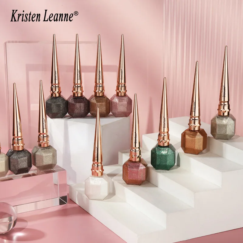 Glitter Eyeliner Star Diamond Liquid Eyeliner No Ink Leakage Durable Not Easy To Smudge Waterproof Eyeliner Liquid Makeup 10ml