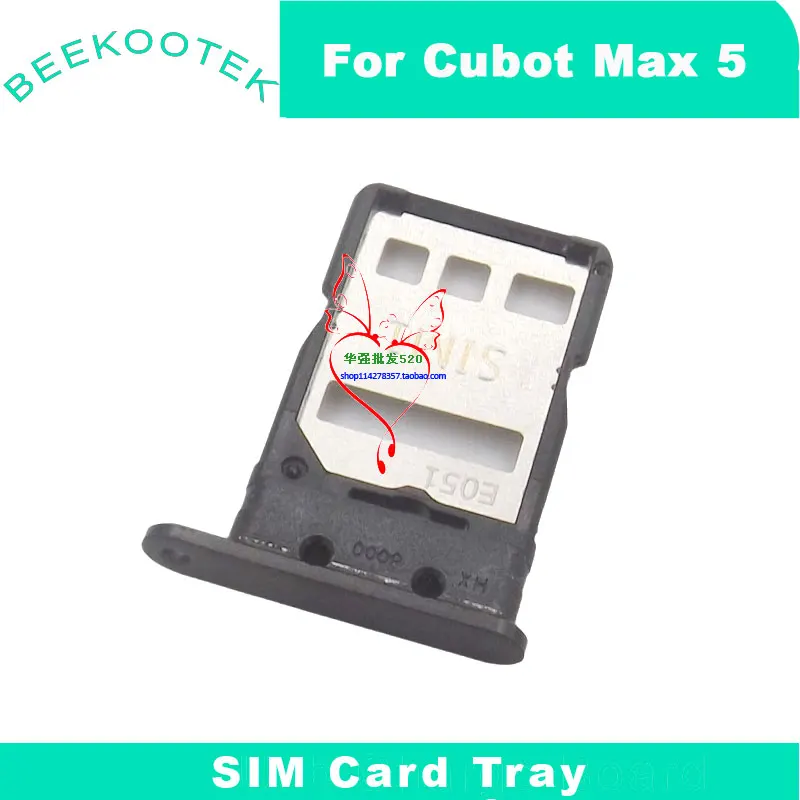 New Original Cubot Max 5 SIM Card Holder SIM Tray Card Slot card reader Adapter Accessories For Cubot Max 5 Smart Phone image 3