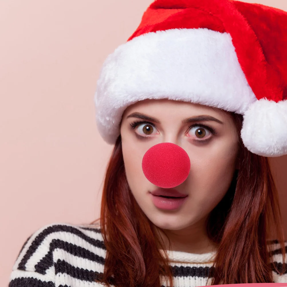

25Pcs Washable Clown Nose Sponge Material Comfortable Fit for Cosplay Circus Carnival Party Compact Dress Up Supply