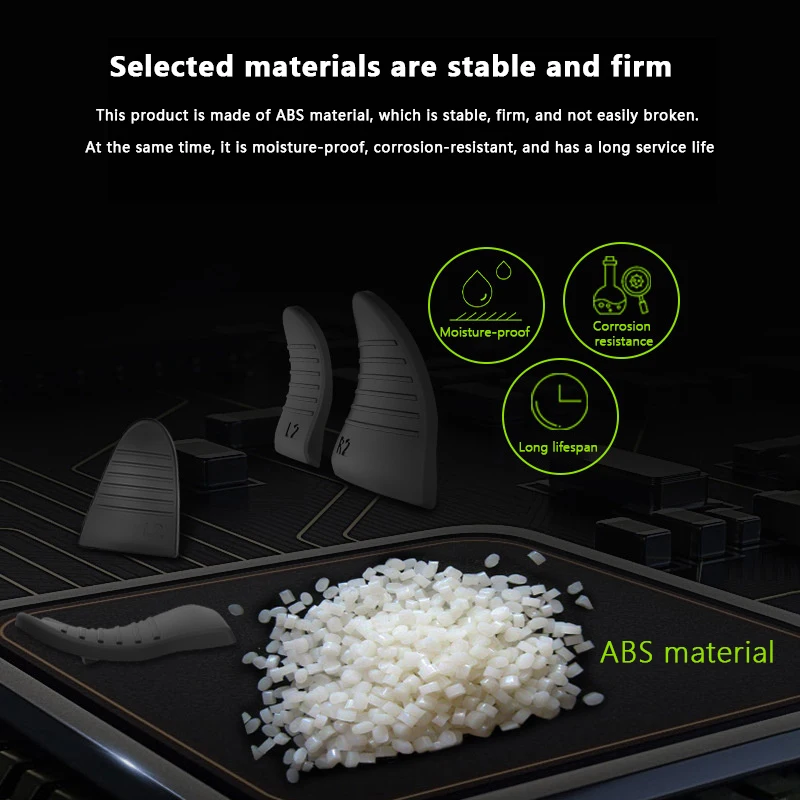 L2 R2 Anti-slip Trigger Extender Lengthened, Analog Extender Button Kit For PS5 Controller Games & Accessories Drop Ship