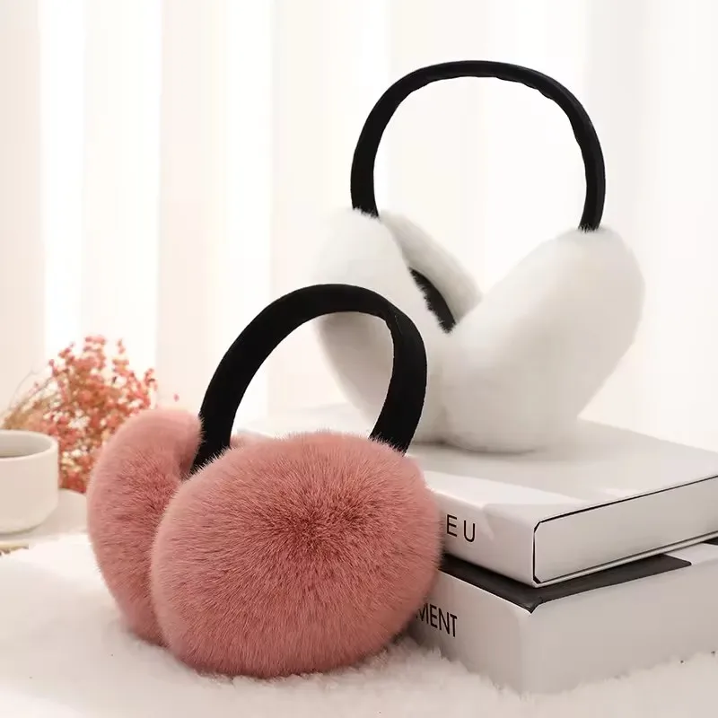 

Foldable Windproof Ear Protect Custom Women Cute Soft Plush Thicken Warm Winter Earmuffs