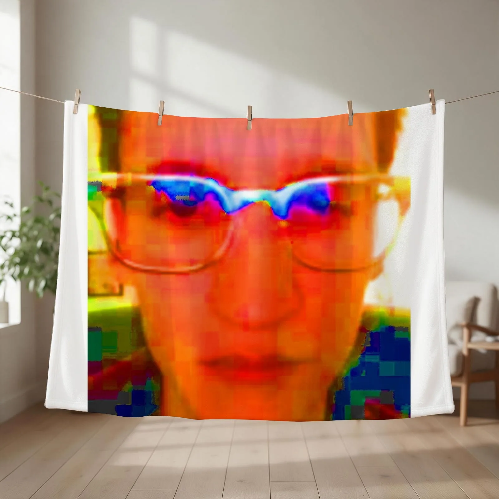 crunchy neil Throw Blanket manga Vintage Cute Plaid Blankets
