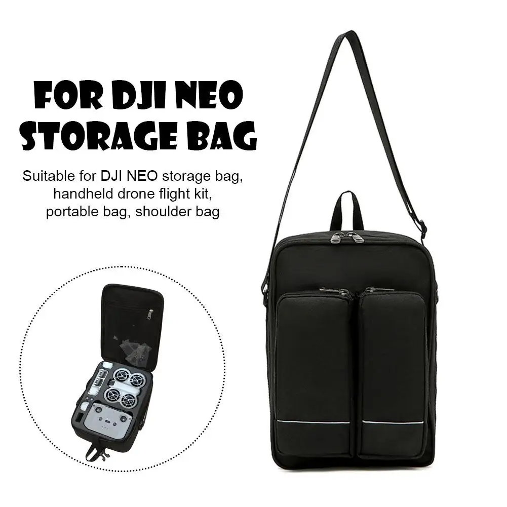 Zaino Drone per DJI NEO borsa a tracolla singola e doppia custodia organizer da viaggio portatile scatola di protezione impermeabile impermeabile