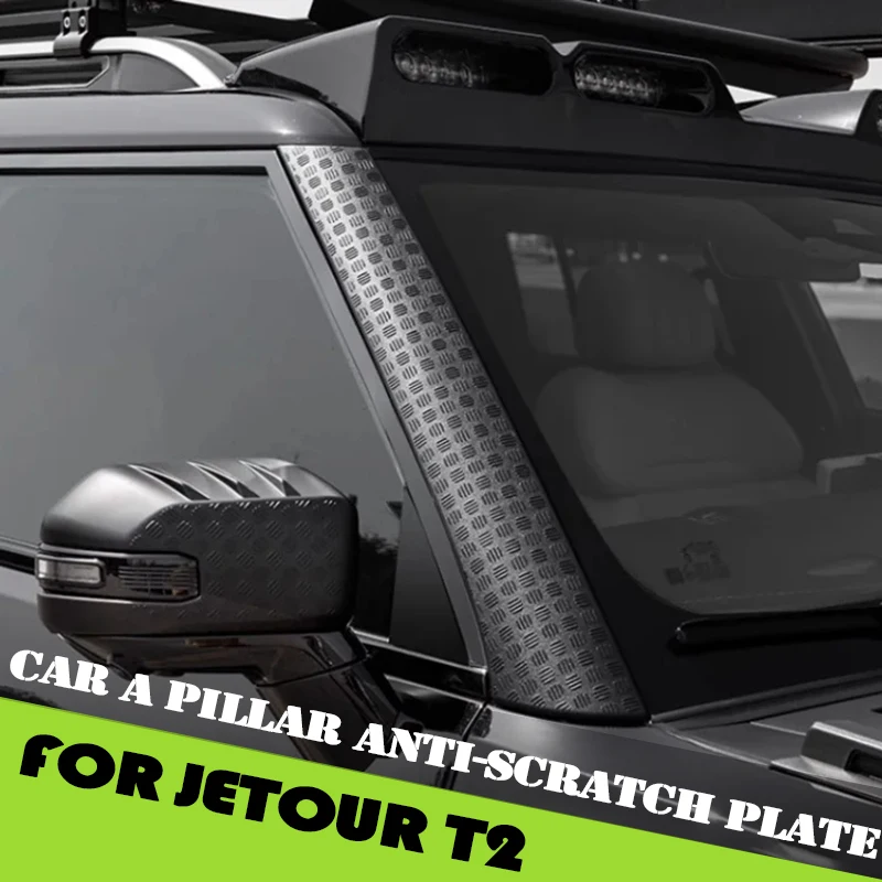 

Car A Pillar Anti-scratch Plate Fit for Jetour Traveller T2 2023 2024 2025 Modified ABS A Pillar Anti-scratch Plate Accessories