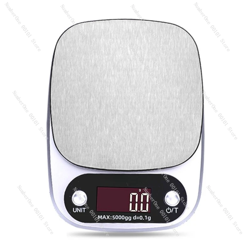 Kitchen Scale Charging Electronic Household Food Portable Stainless Steel Baking Tea Table Scale