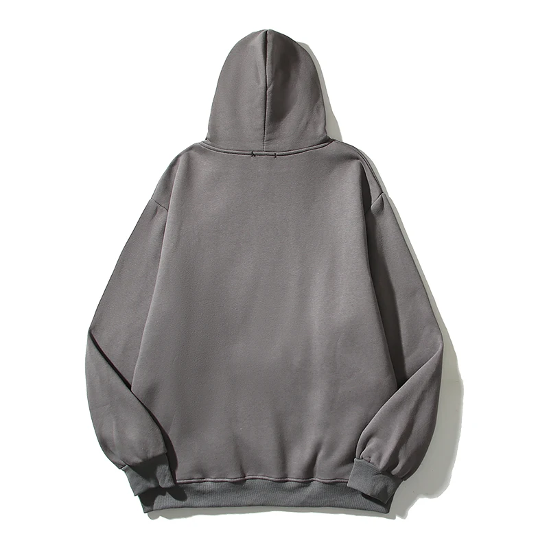 Grey Space Hoodie 2023 Men Women Foam Graphic Sunshine Hoodie Cotton Fleece Sweatshirts Hip Hop Pullovers Asian Size