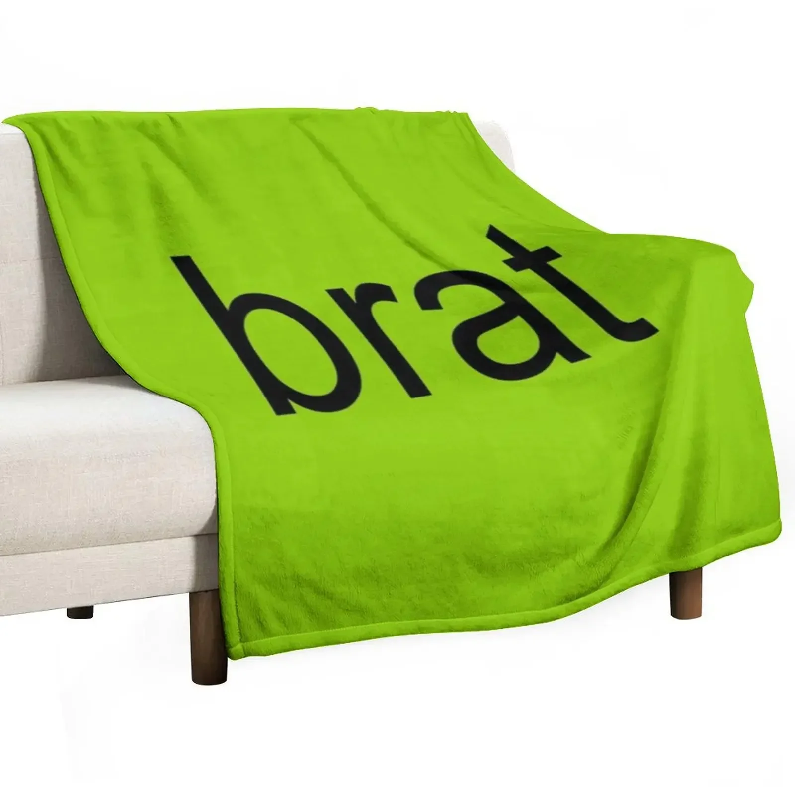 

brat Throw Blanket Moving Comforter wednesday Hairy Blankets