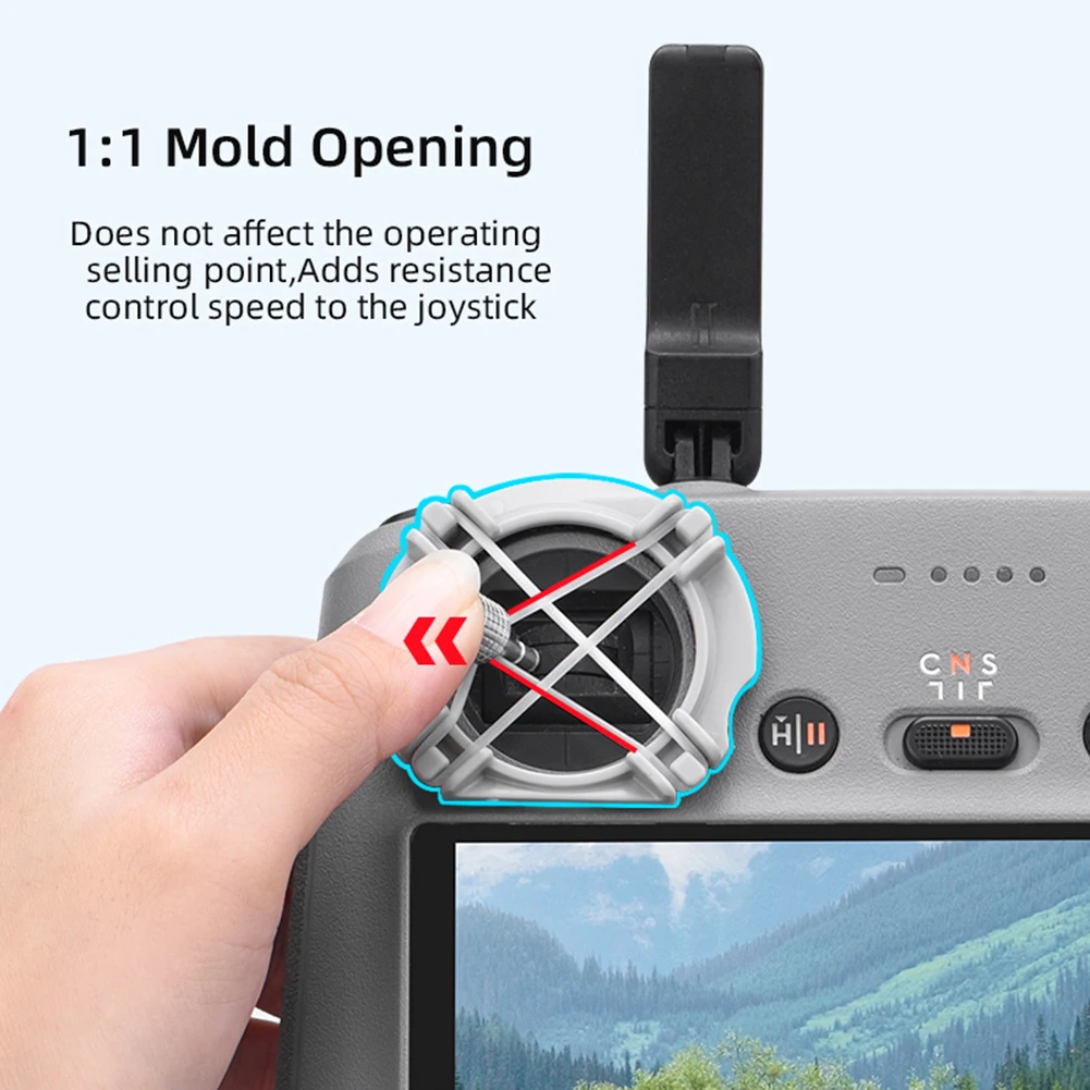 جهاز التحكم عن بعد مثبط هزاز الإبهام ، عصا تحكم السرعة ، وحدة تحكم Yaw ، ملحقات لـ DJI Air 3 ، Mini 4 Pro ، RC 2 ، RC 2 ، 1 Pair #6