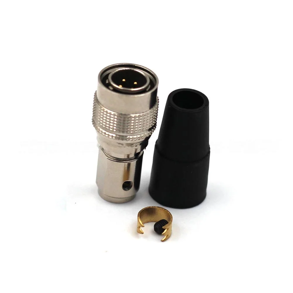 Zinc Alloy Construction Hirose 4Pin Connector HR10A7P4P Perfectly Suited for Aviation and Warship Applications