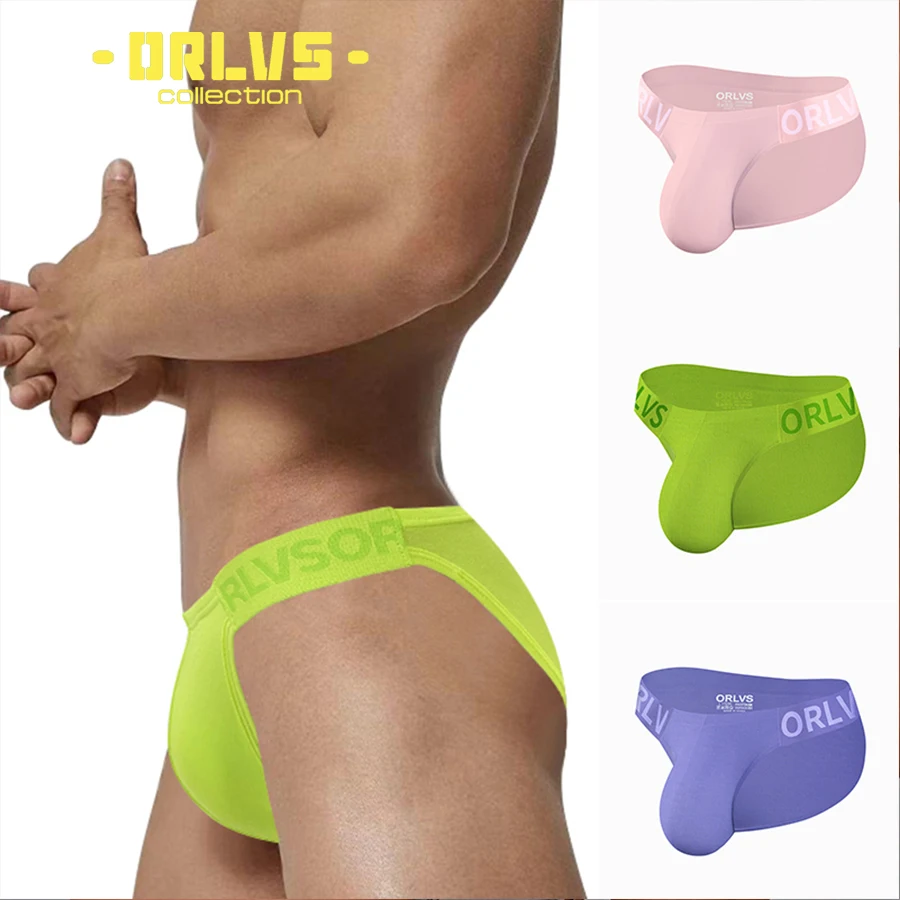 

Men Bikini Briefs Sexy Underwear Man Modal Gay Panties Mens Brief Comfortable Penis Pouch Slip Hombre Cuecas