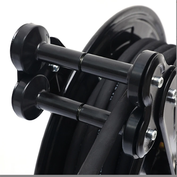

Automatic Retraction, Anti-Leakage, Ideal High-Pressure Washer Hose Reel for Garage Workshop Cleaning