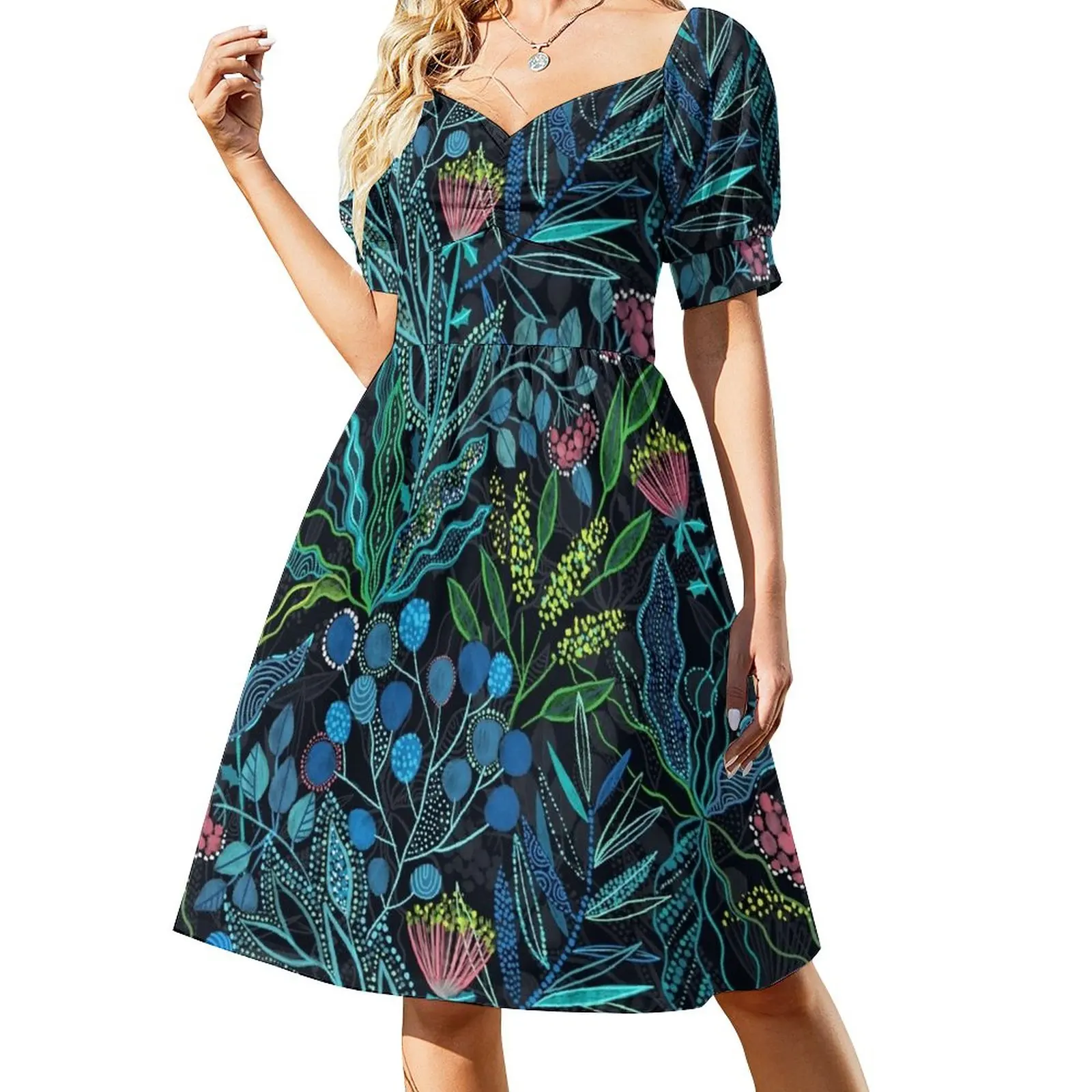 

Australian plants and flowers Sleeveless Dress summer outfits for women 2024 summer clothes for women Party dresses for women