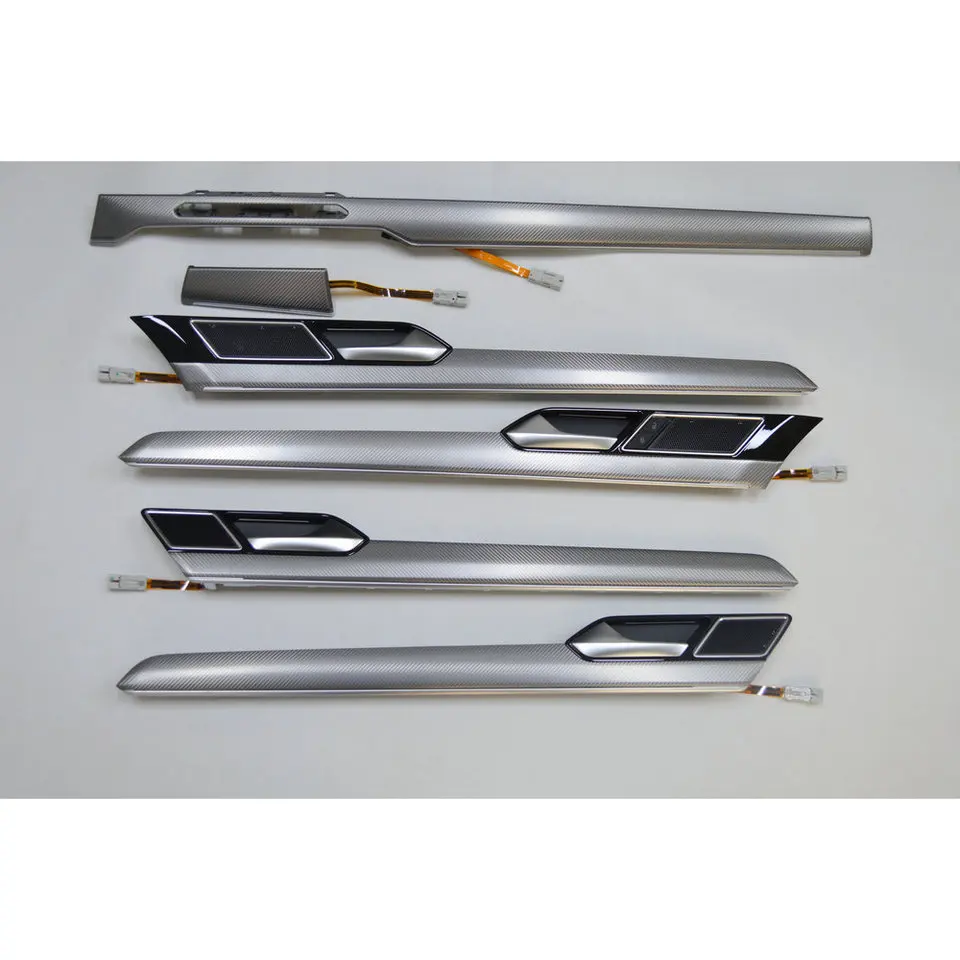 

Metal silver instrument panel Four-door multi-color ambient light interior panel for B8 8.5