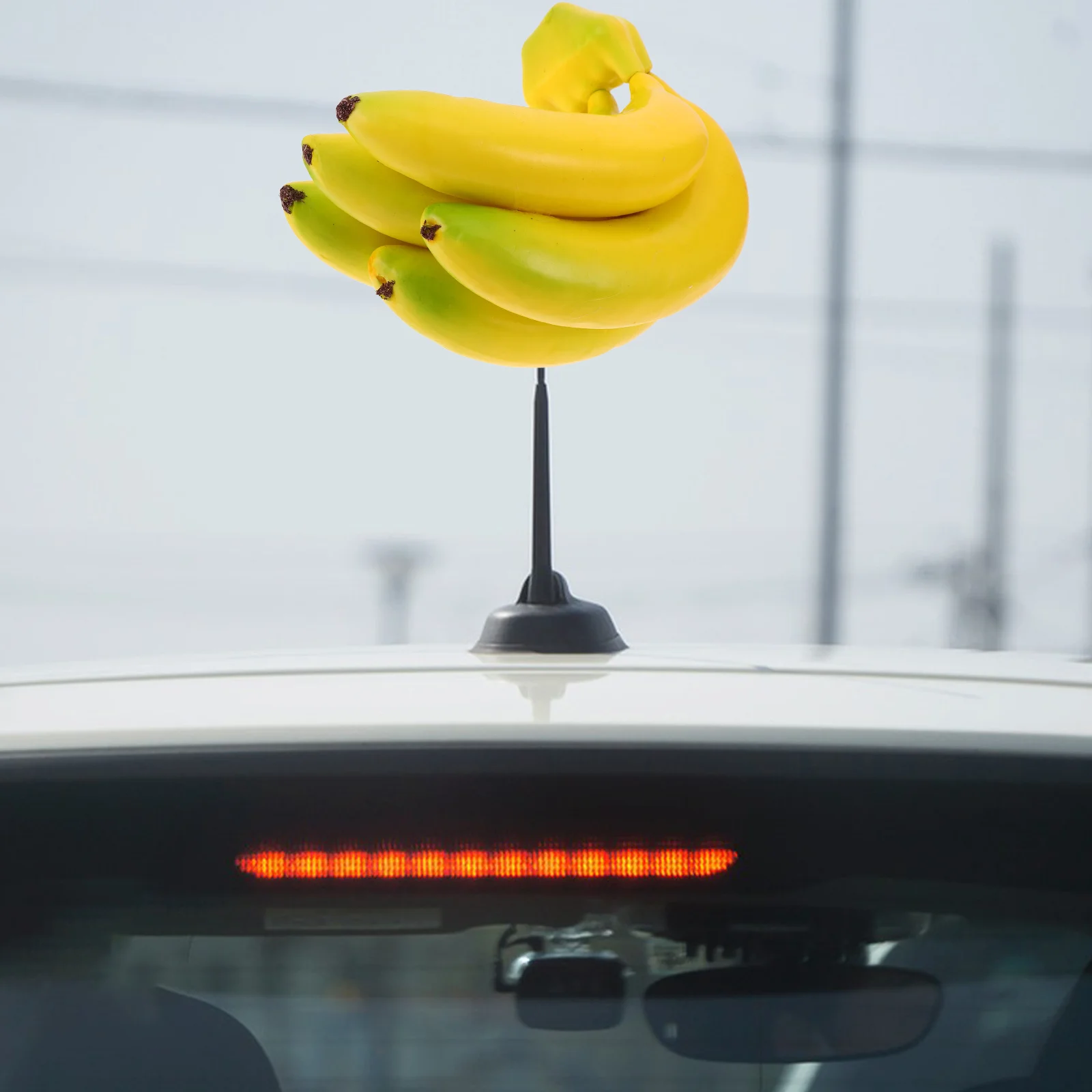

Car Antenna Topper Banana Cute Cartoon Roof Ornament Decorative Car Exterior Accessory Vehicle Antenna Decoration