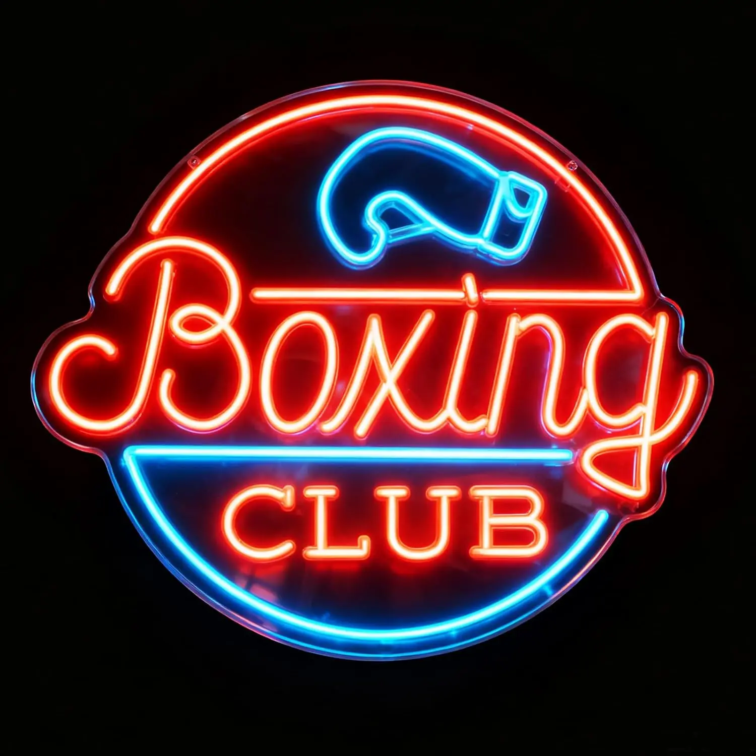 

Неоновая LED-лампа для боксерского клуба, настенный светильник с USB-питанием и регулировкой яркости, для мужской комнаты, спортзала, фитнес-зала, спортивного бара, декоративный светильник для мотивационных тренировок
