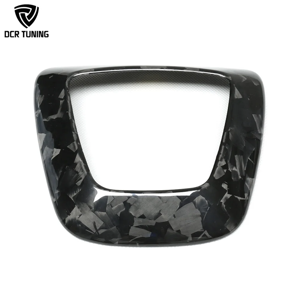 Forged Dry Carbon Fiber Lightweight Sports Steering Wheel Top Cover for Tesla Model 3/Y Juniper Stick-On Interior
