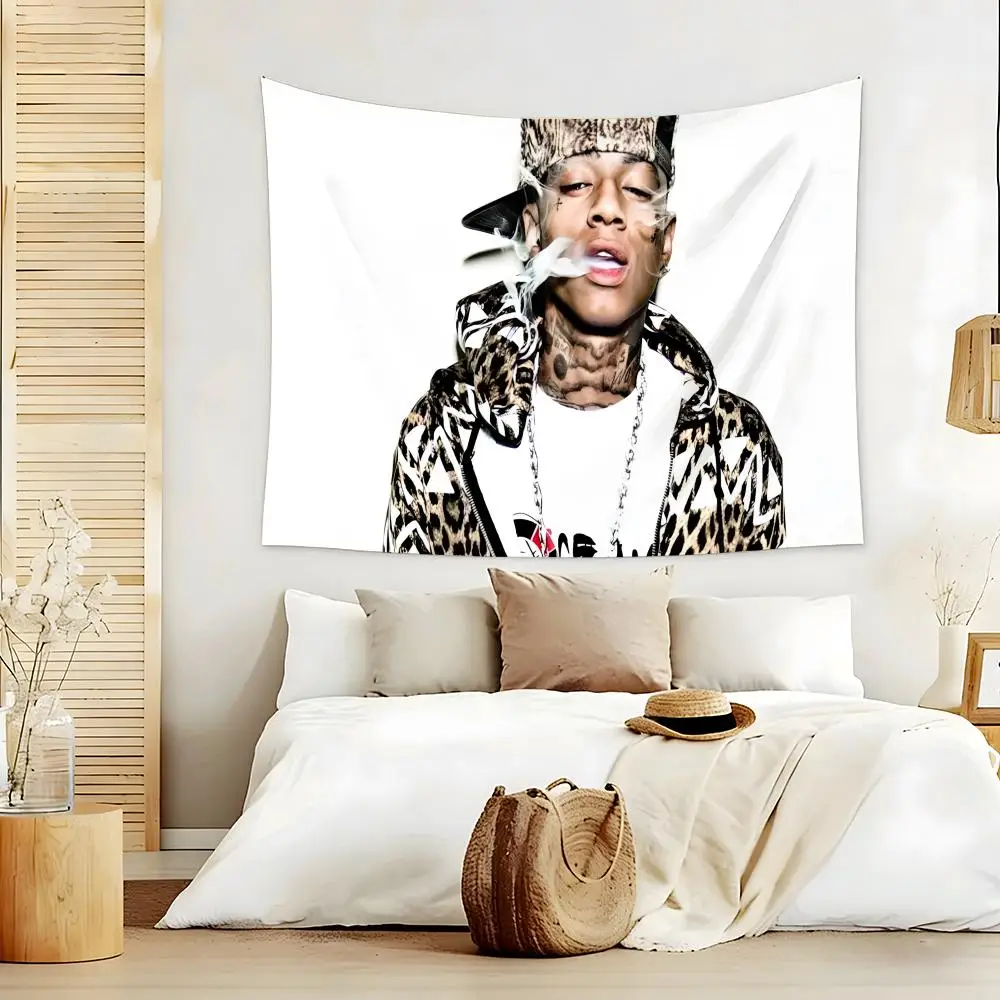Hiphop rapper S-Soulja Boy Tapestry Aesthetic Room Decor Lightweight Durable Wall Art with Fine Workmanship