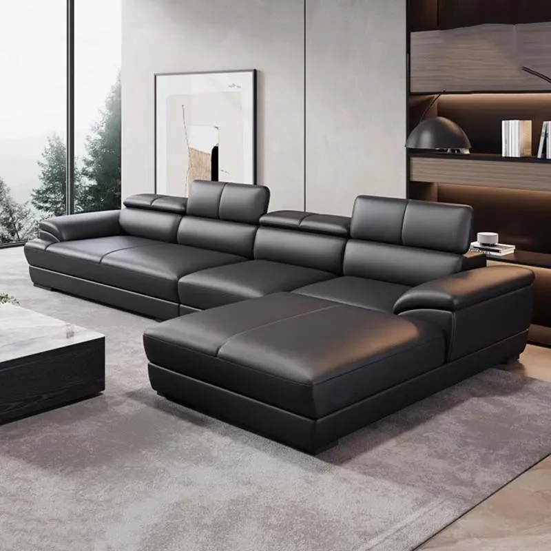 

Modern Living Room Sofas Luxury European Corner Sectional Sofa Comfortable Lounge Sofa Sala De Estar De Luxo Room Decor