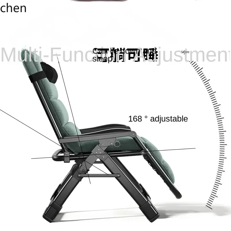 YFY Recliner Lunch Break Folding Elderly Bed for Lunch Break Backrest Comfortable Lounge Sofa