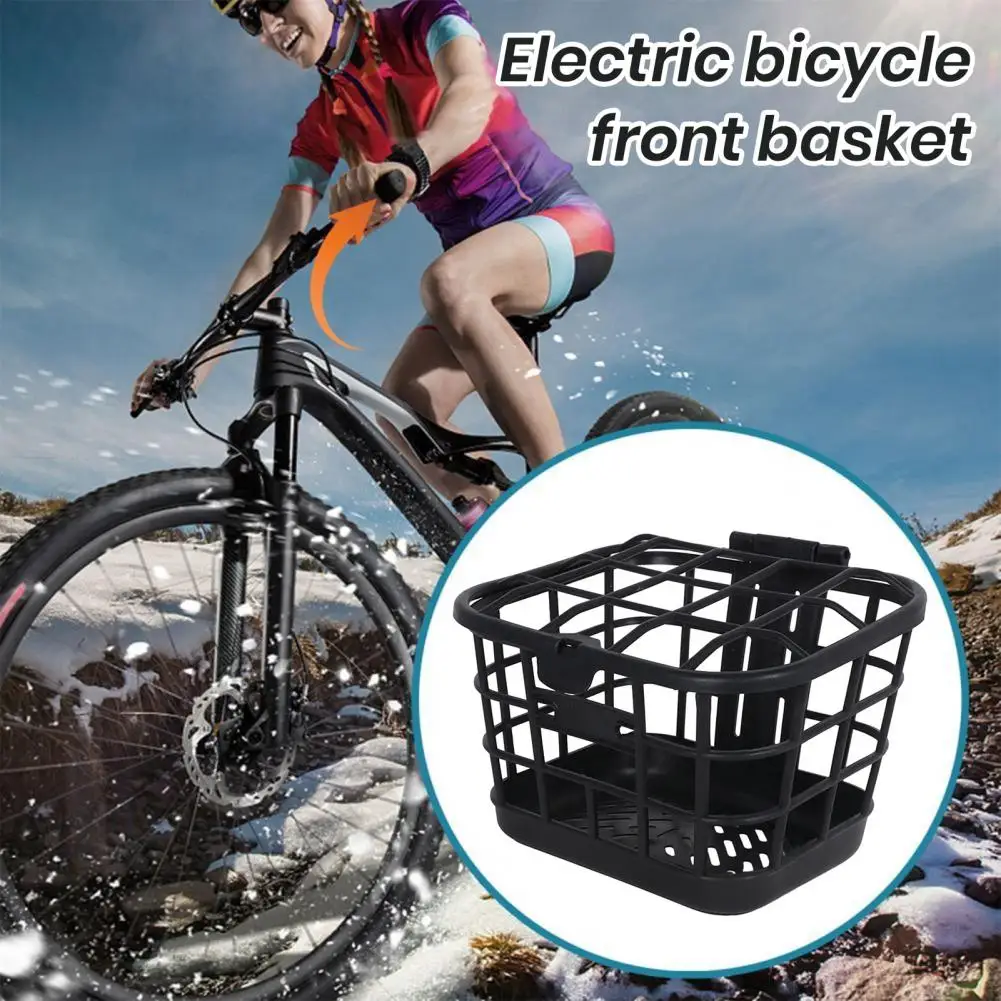 Bicycle Front Basket Bike Front Basket Durable Scooter Bike Basket Capacity Easy Installation Strong Load-bearing for Bike