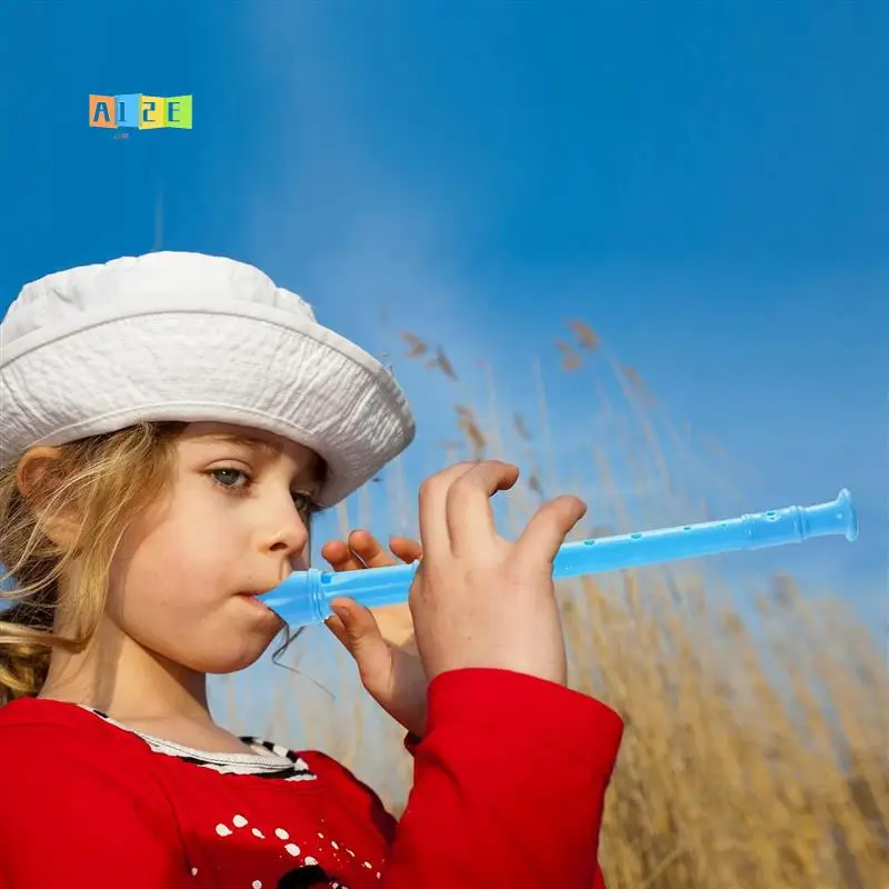 

A12E-12 Pack 8 Hole Soprano Recorders Descant Flute With Cleaning Rod German Style For Beginner Graduation Or Back To School