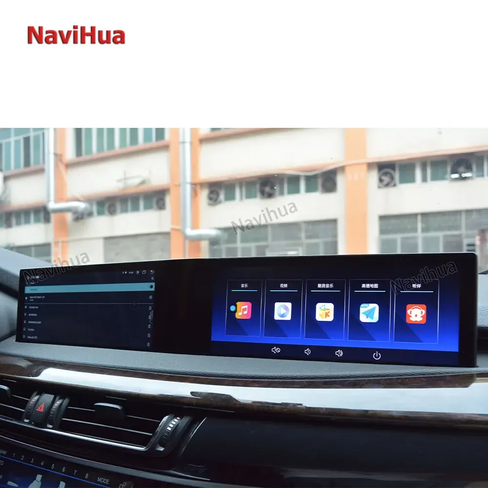 Navihua New Arrival 21'' Android Car Radio Multimedia Auto Player GPS Stereo for BMW X5 X6 F15 F16 NBT System 2013-2017