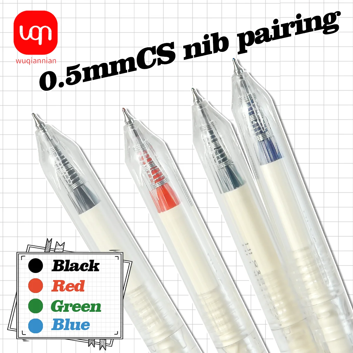 

Набор цветных гелевых ручек WQN (4/8/12 шт.), большой объем чернил, быстросохнущие, с плавным письмом, супермягкие, удобные для экзаменов и офиса