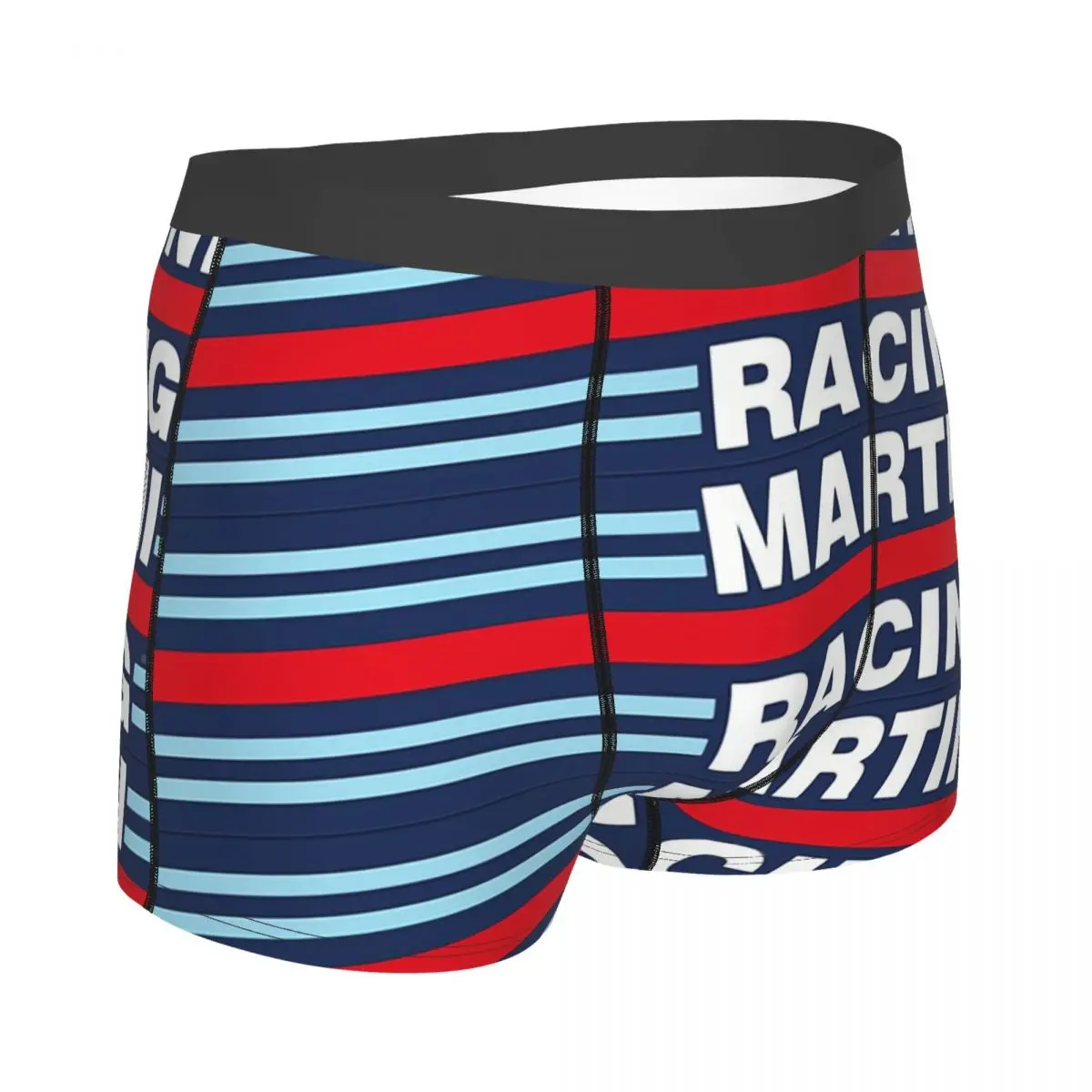 Martini Racing Stripe Man\'s Boxer Briefs Car Racing Highly Breathable Underpants High Quality Print Shorts Gift Idea