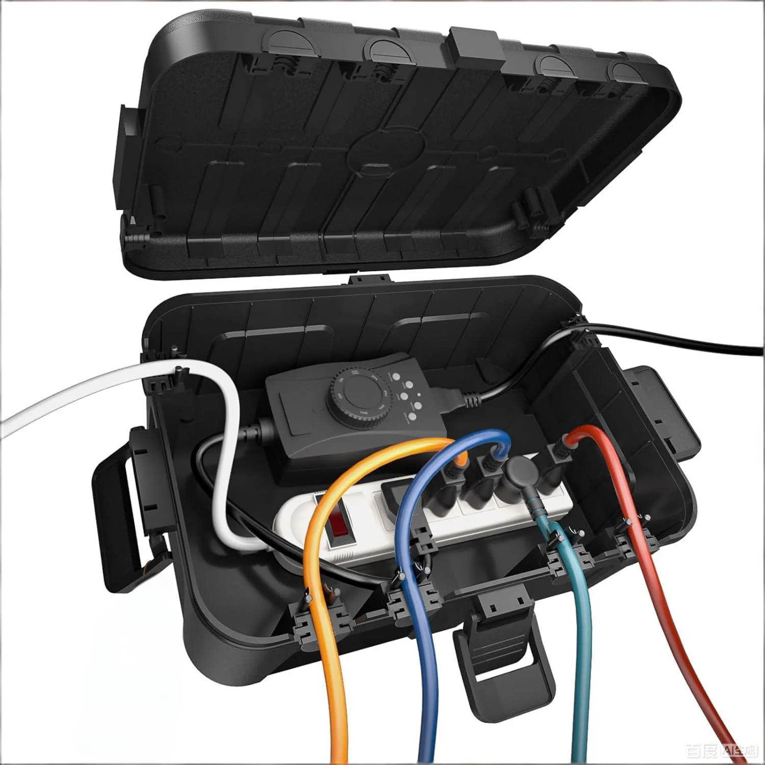 

Большой уличный электрический короб IP54, водонепроницаемый, для защиты удлинителя, всепогодный, для защиты розеток, с таймером, для праздничного освещения