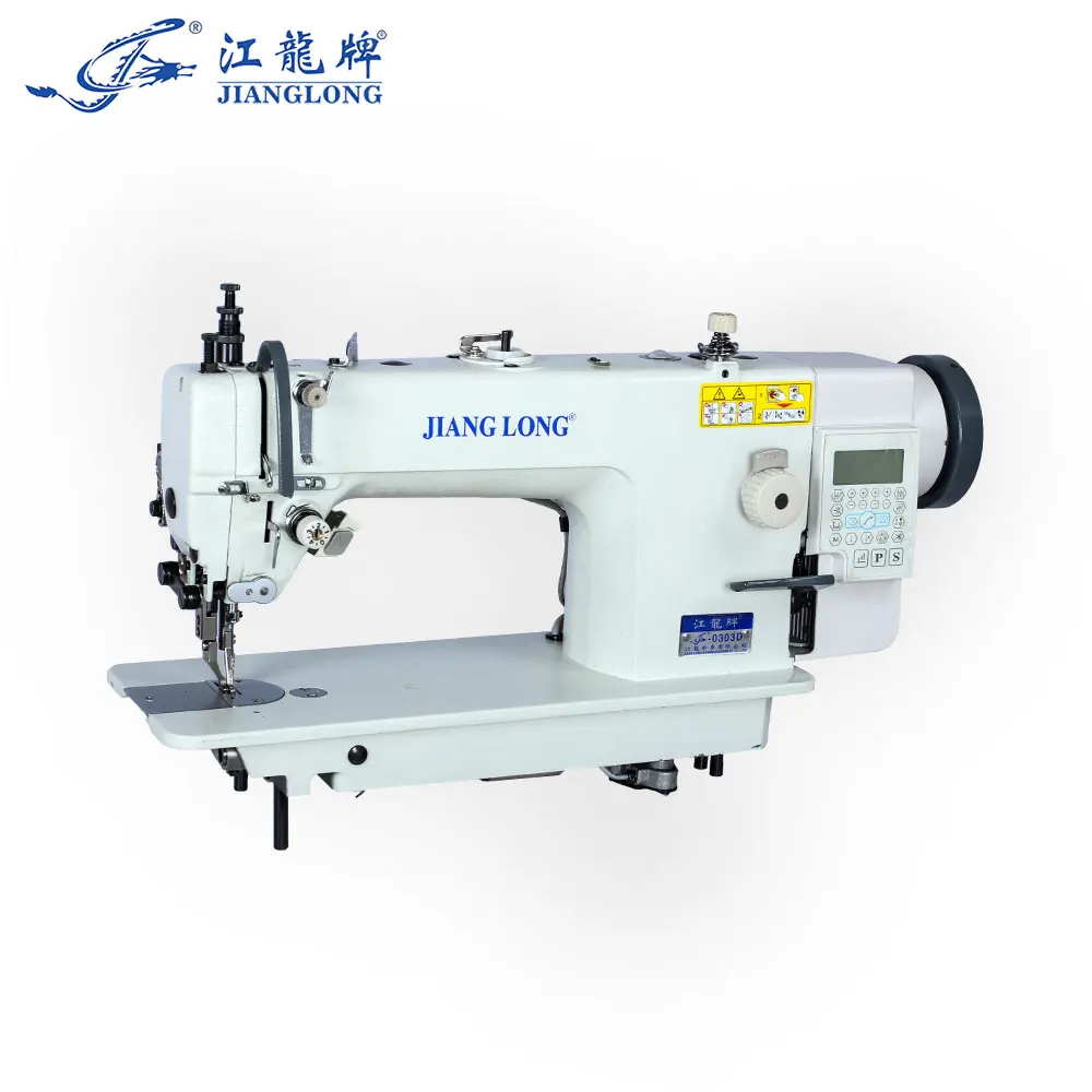 

0303D Flat Bed Computerize Automatic Thread Trimming Compound Feed Walking Foot Lockstitch Industrial Sewing Machine