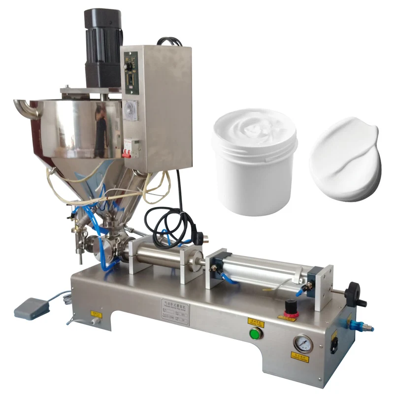 

Horizontal Paste Liquid Filling Machine Ketchup Honey Cream Emulsion Heating Mixing Stainless Steel Filling Machine