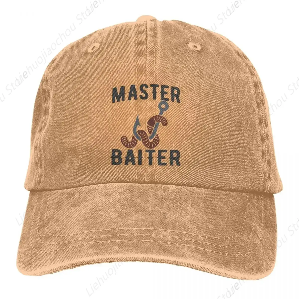 Master Baiter Funny Fisherman Classic Baseball Caps Peaked Cap Sun Shade Hats for Men Women