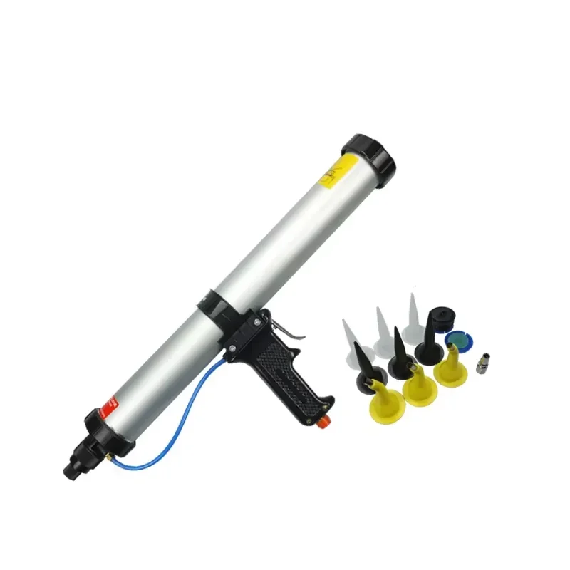Industrial 600ML Caulking with Soft Glue & Sausage Type Handle Pneumatic & Manual Air Power DIY Grade for Construction