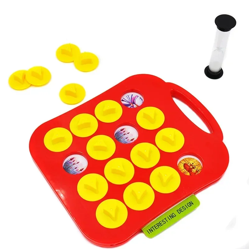 [Funny] Children Memory Training Matching Pair Game Early Education Interactive Toy family Parent Child Link Up Chess Puzzle Toy