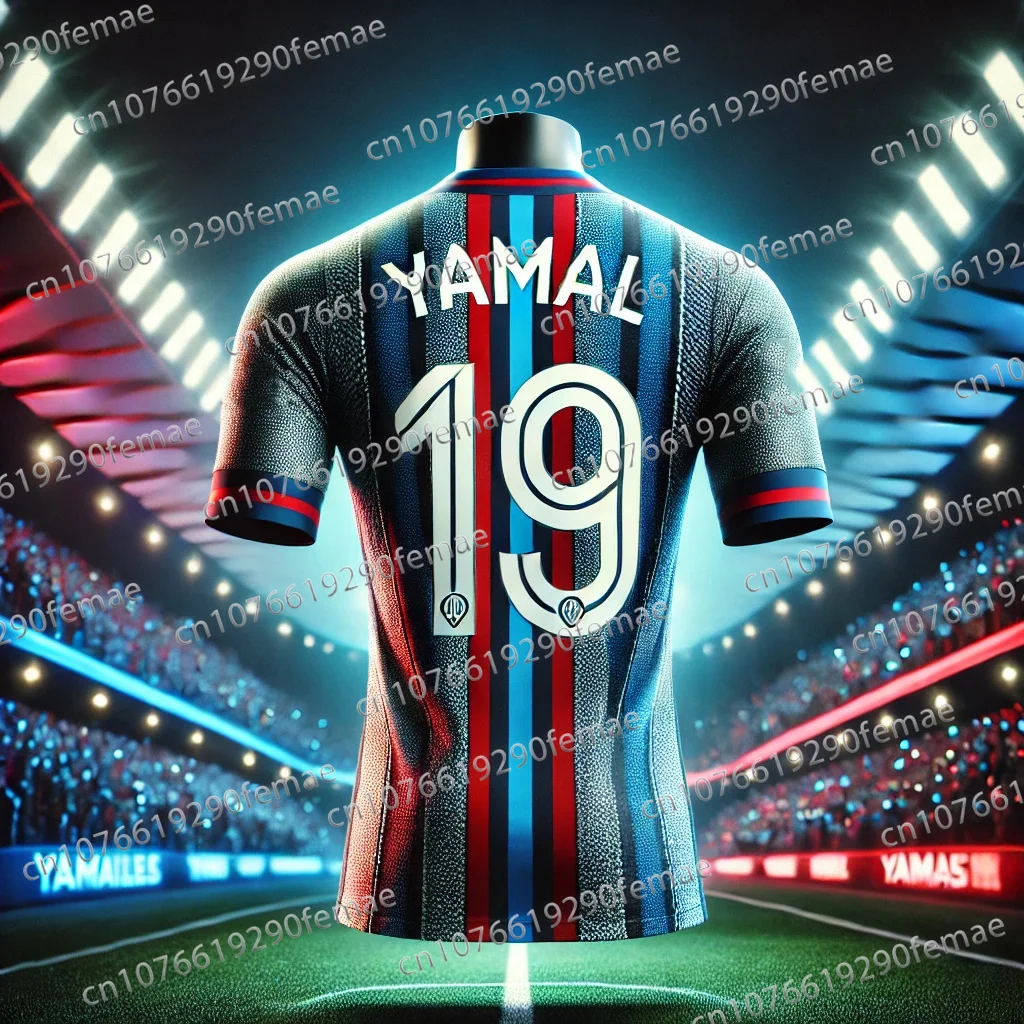 Spanish Yamal Commemorative Edition Sports Football Shirt T-shirt For Daily Matches, Training, Comfortable, Quick Drying Jersey