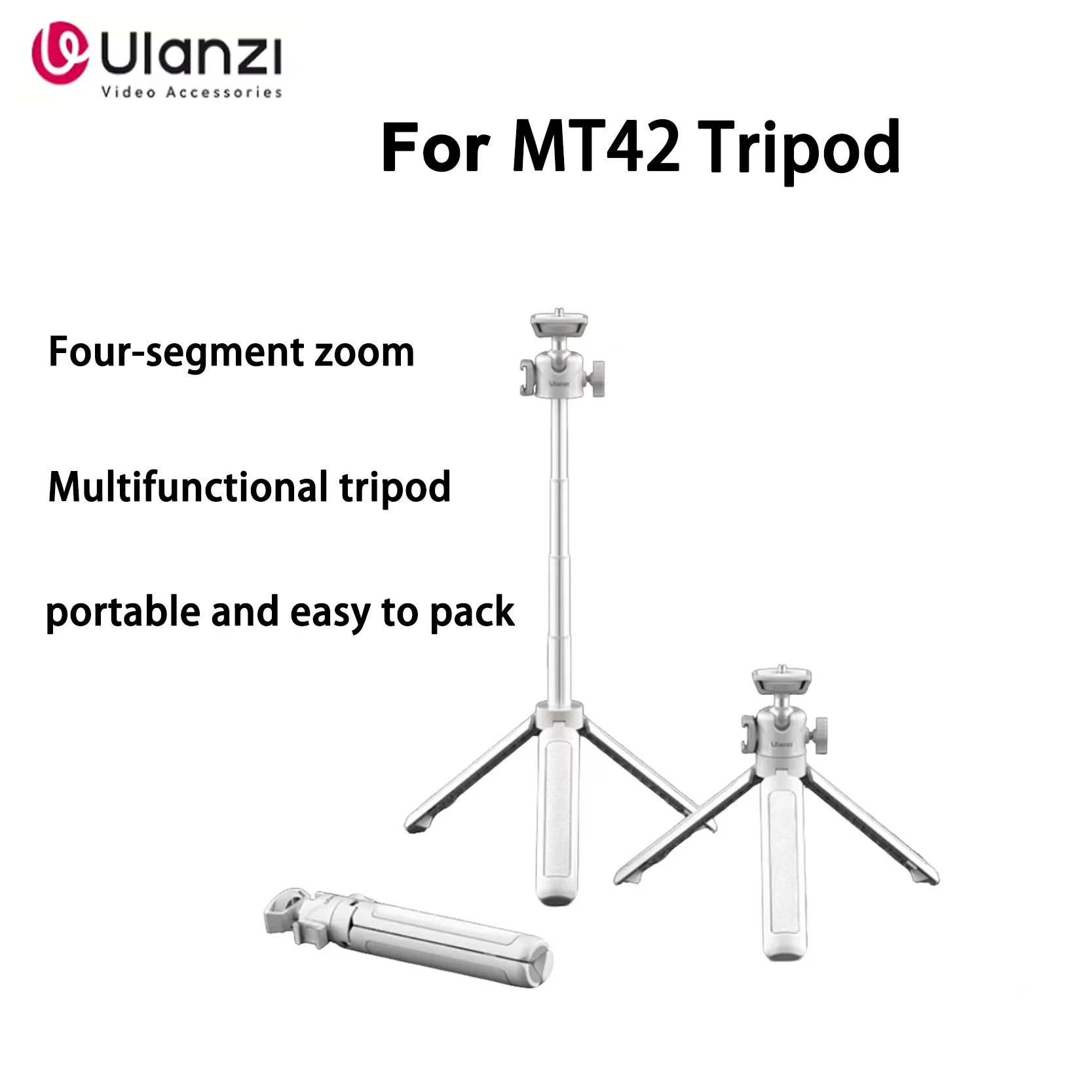 

Original Ulanzi MT- 42 Mobile Phone Selfie Stick Tripod Micro Single Camera Universal Cold Boots Extended Photography